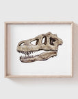 Dinosaur Skull Art Print