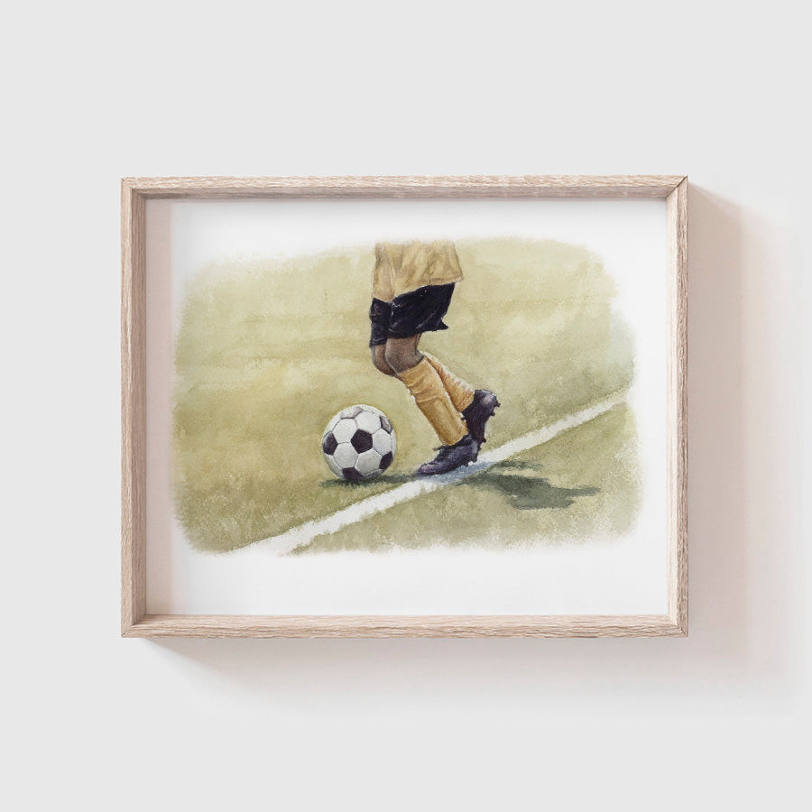 Soccer Player Art Print