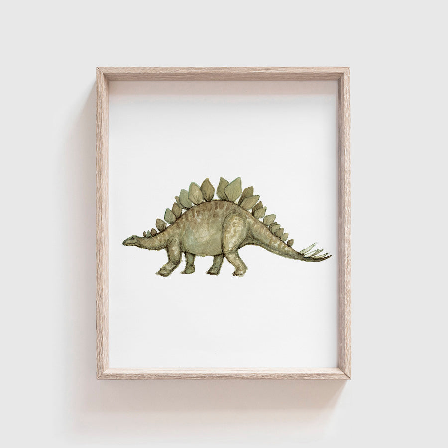Stegosaurus Art Print