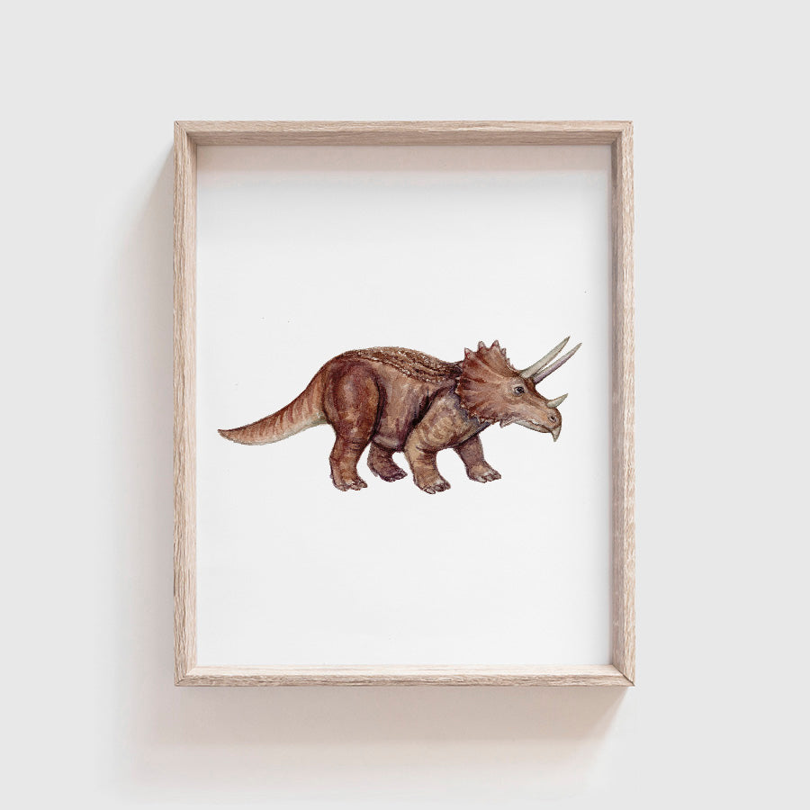 Triceratops Art Print