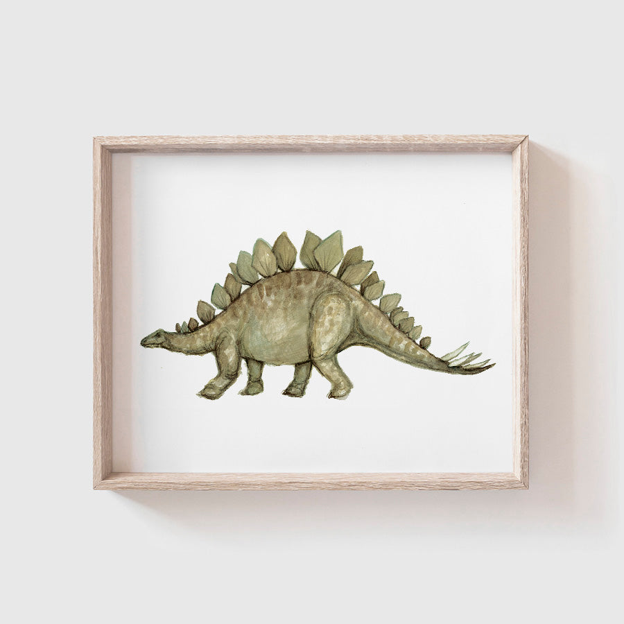 Stegosaurus Art Print