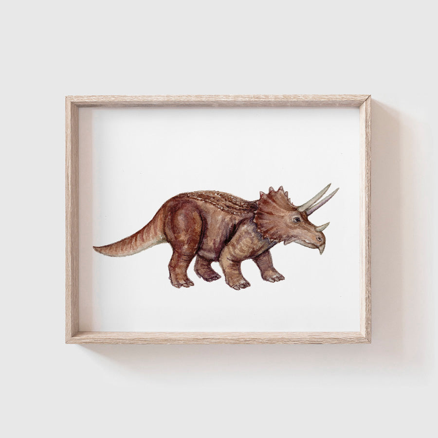 Triceratops Art Print