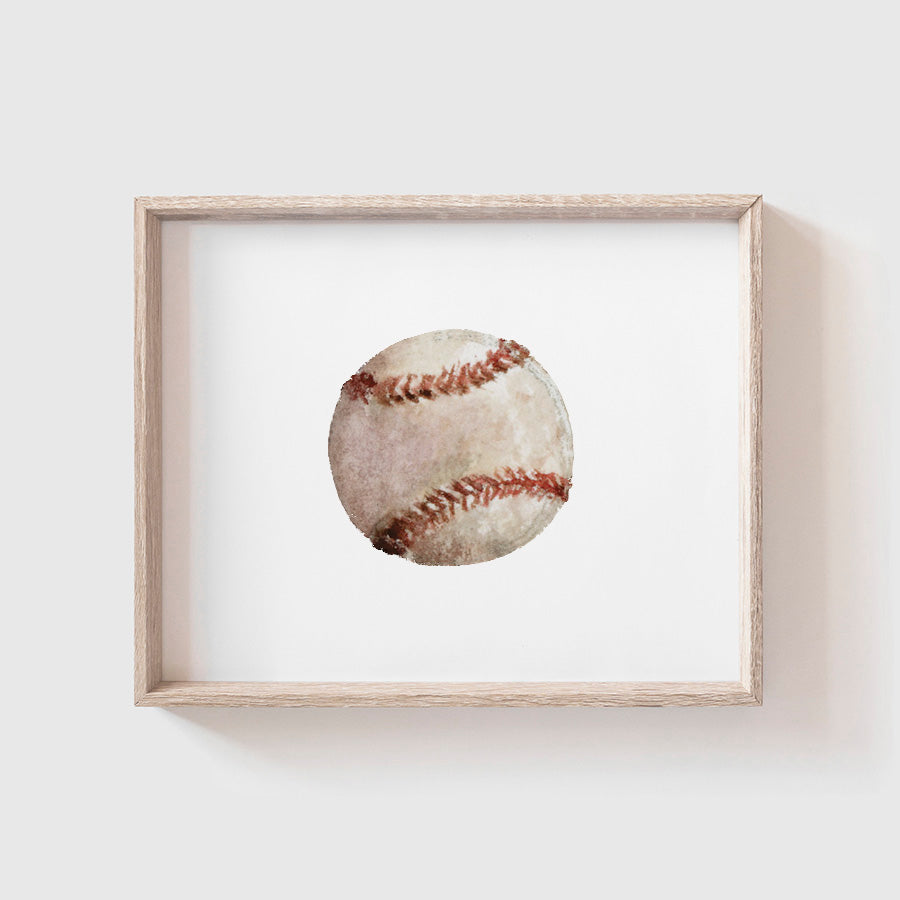 Baseball Art Print