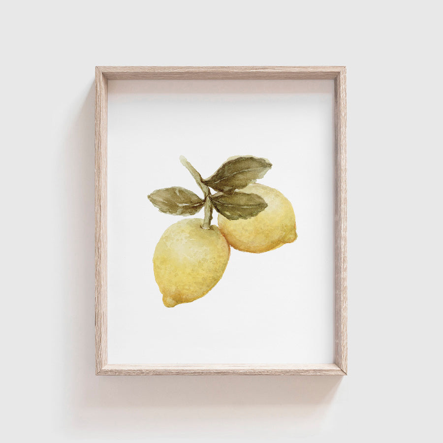 Lemons Art Print