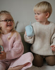 Silicone Training Cup + Straw