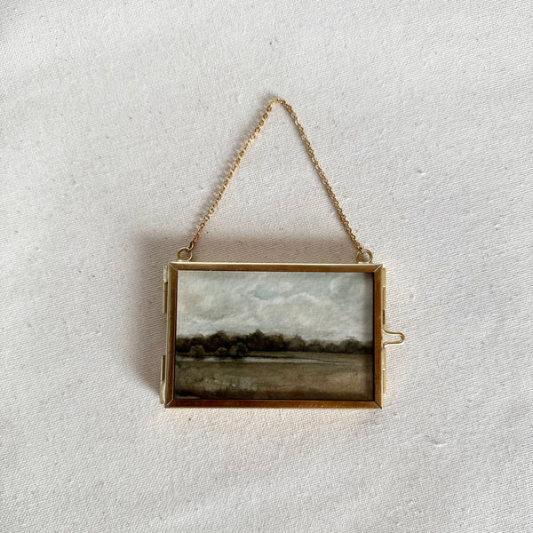 Across the Pond - Framed Mini Ornament