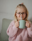 Silicone Training Cup + Straw