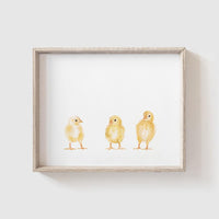 Farm Animal Art Print Set