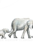 Elephants No. 2 Art Print