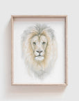 Lion Head Art Print