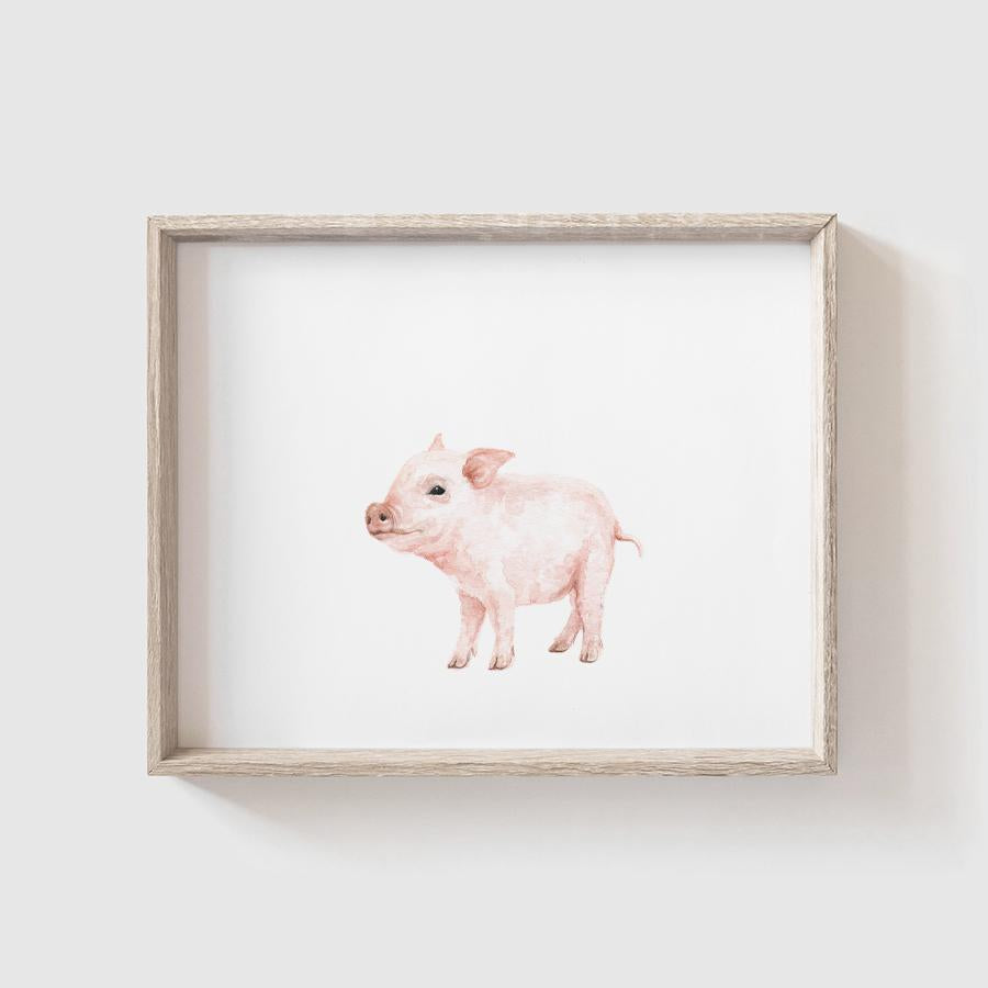 Farm Animal Art Print Set