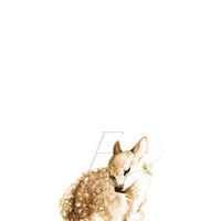 Sleeping Deer Art Print