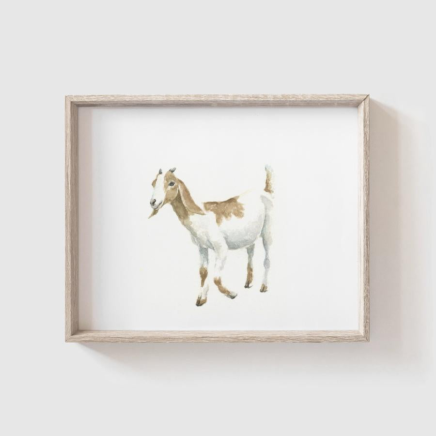 Farm Animal Art Print Set