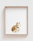 Sleeping Deer Art Print