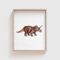 Triceratops Art Print