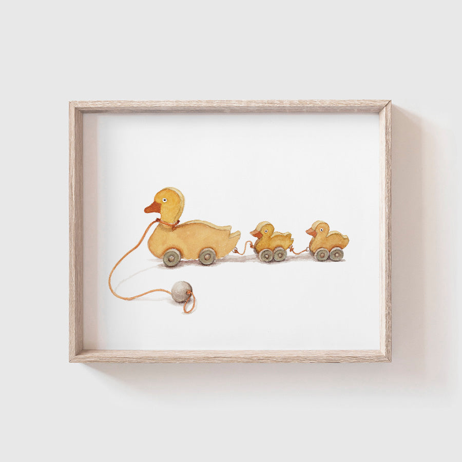 Pull Toy Art Print