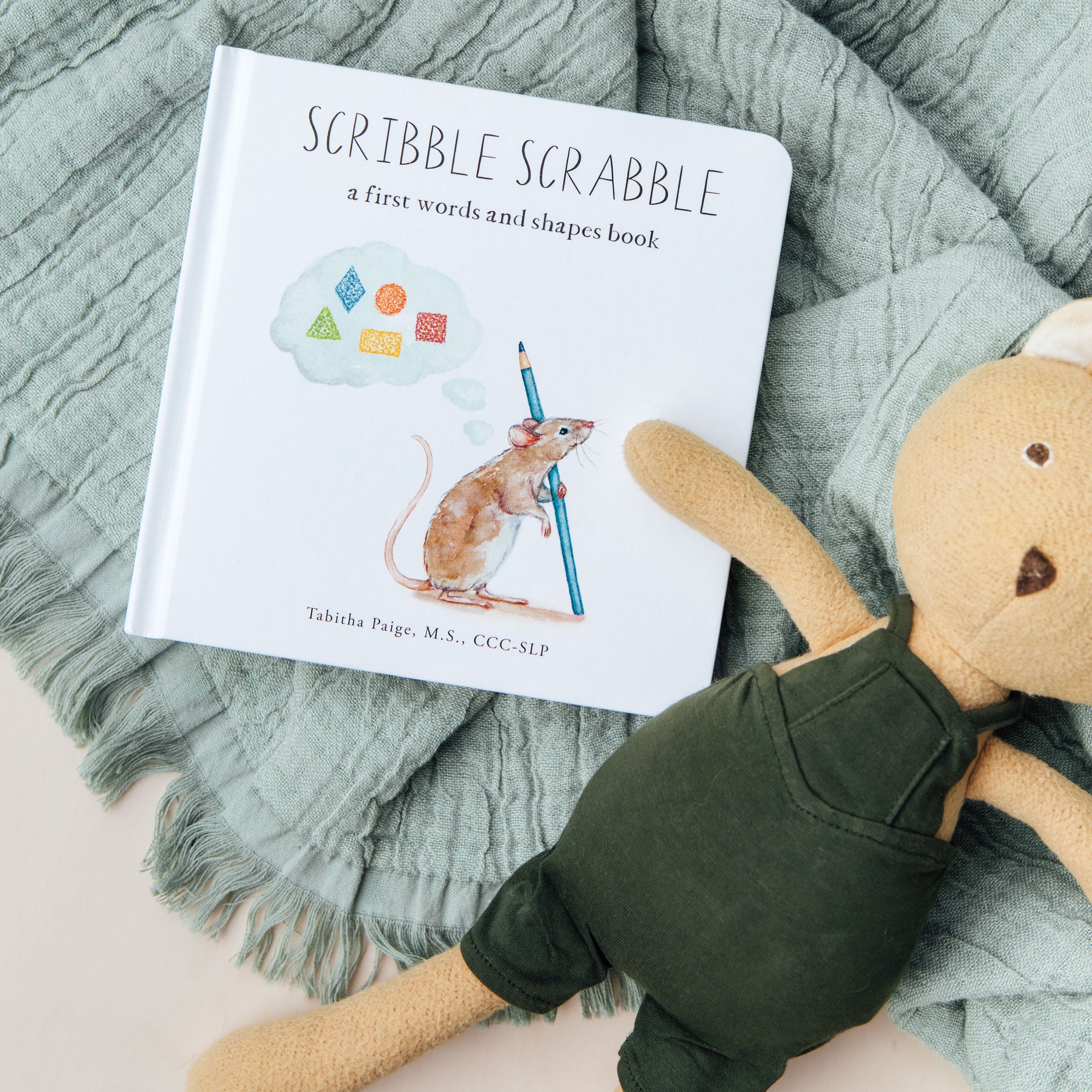 Scribble Scrabble: A Book of First Words &amp; Shapes