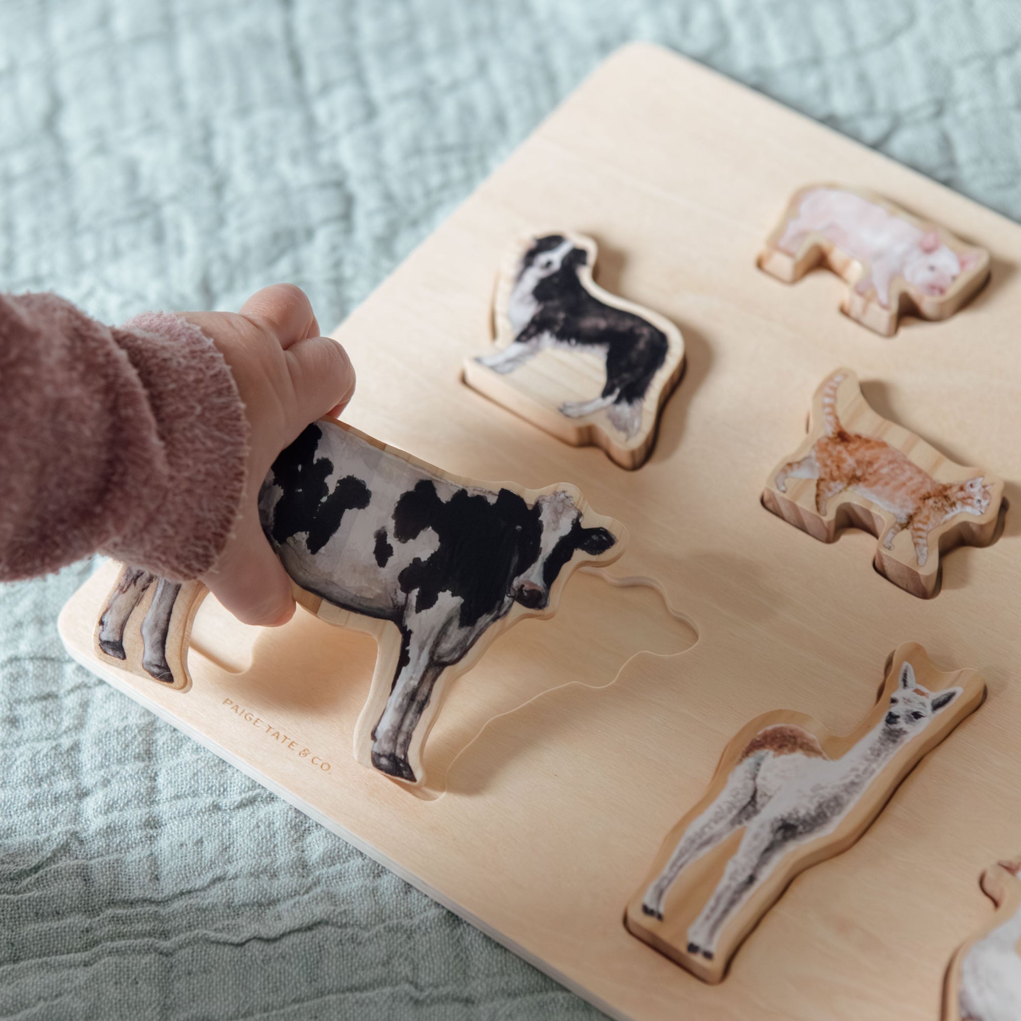 Farm Animals Wooden Puzzle
