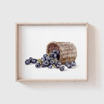 Blueberries Art Print