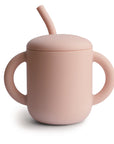 Silicone Training Cup + Straw