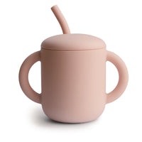 Silicone Training Cup + Straw