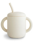 Silicone Training Cup + Straw