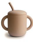 Silicone Training Cup + Straw