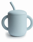 Silicone Training Cup + Straw