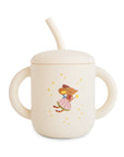 Silicone Training Cup + Straw