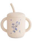 Silicone Training Cup + Straw