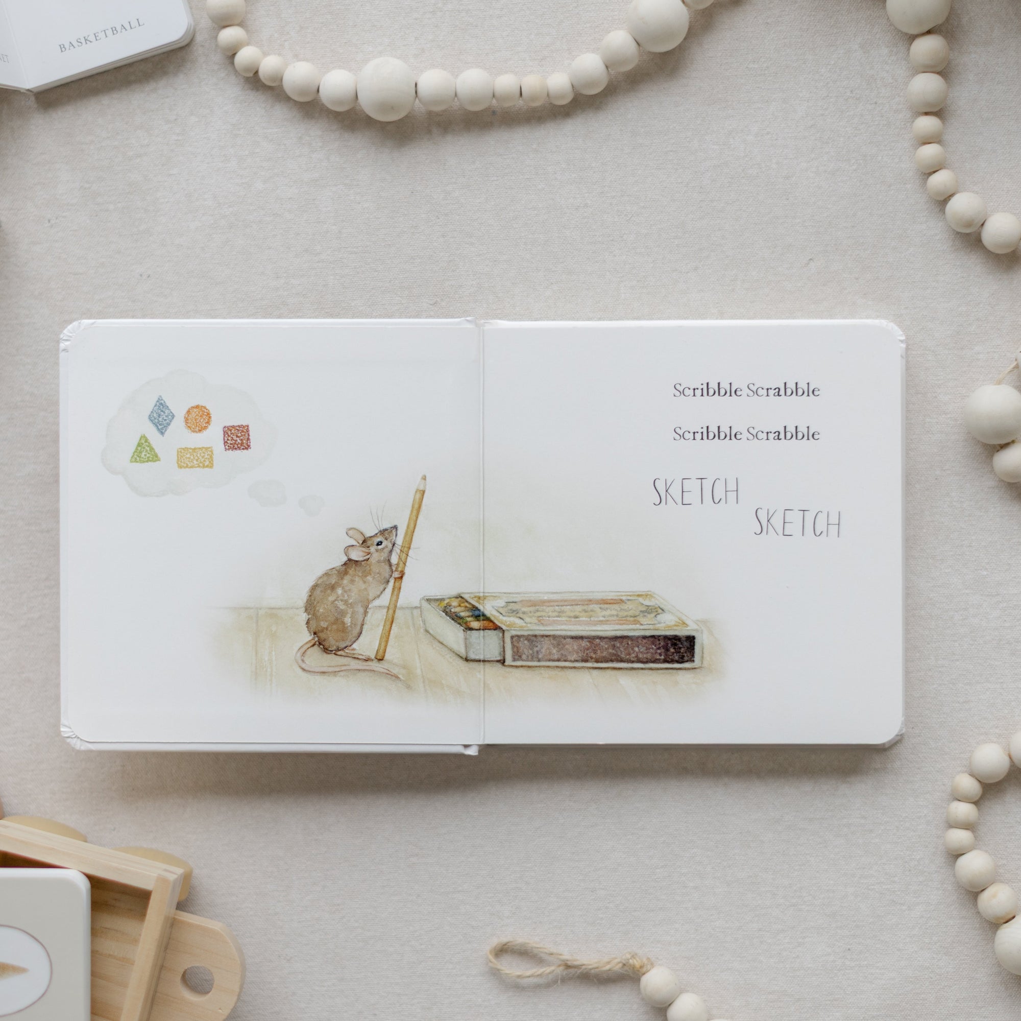 Scribble Scrabble: A Book of First Words &amp; Shapes