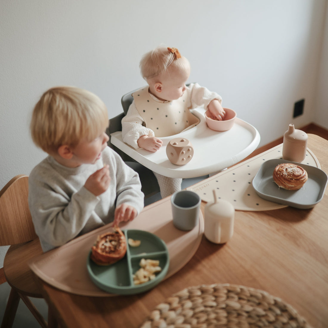 Silicone Training Cup + Straw