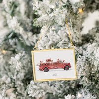 Firetruck Ornament