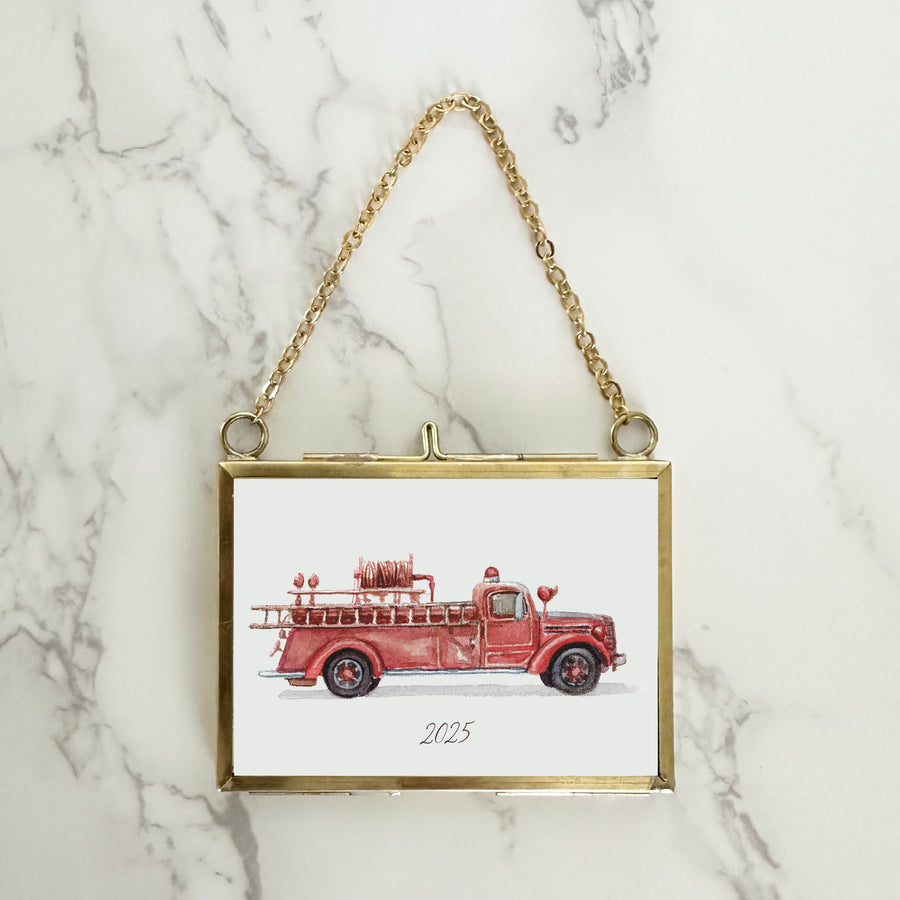 Firetruck Ornament