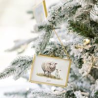 Sheep and Lamb Christmas Ornament