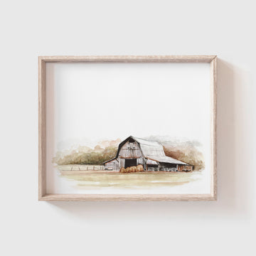 Barn No. 5 Art Print