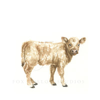 Brown Cow Art Print