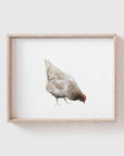 Brown Chicken Art Print