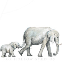 Elephants No. 2 Art Print