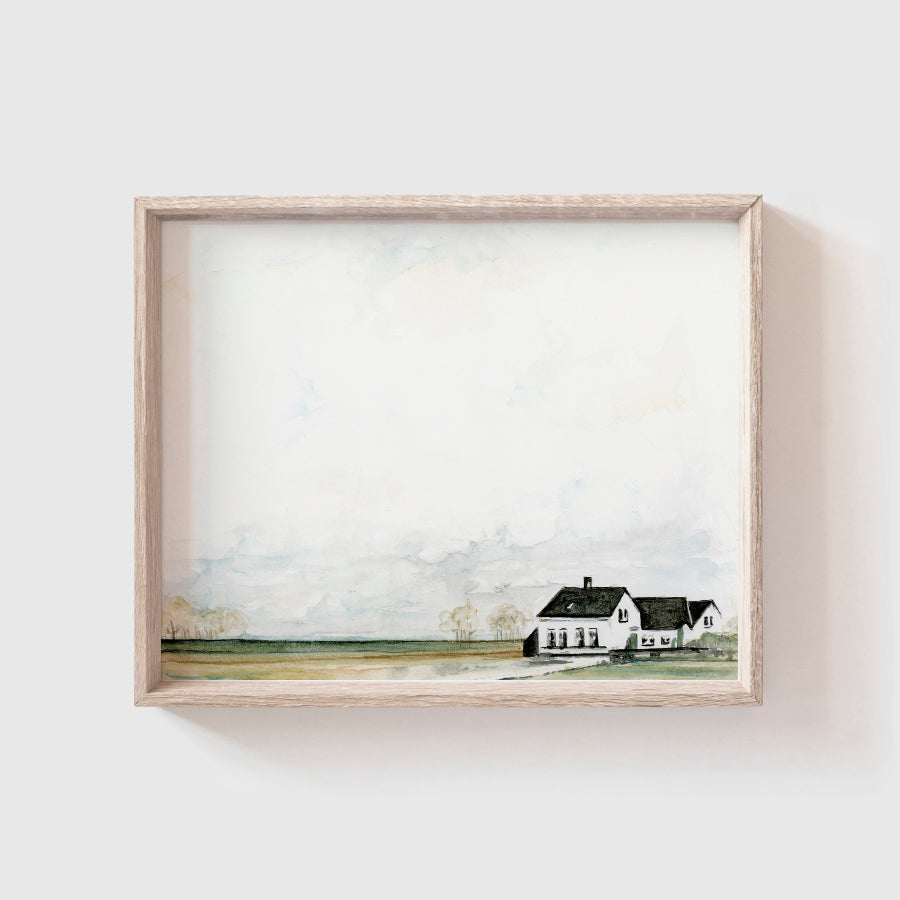 Farmhouse No. 1 Art Print