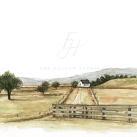 Farmhouse No. 2 Art Print