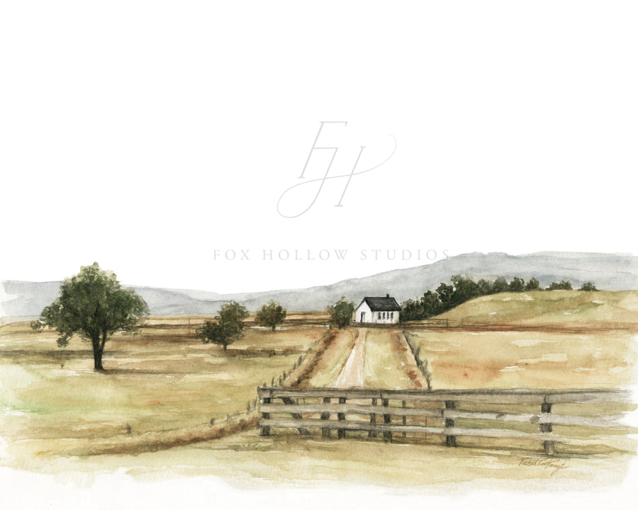 Farmhouse No. 2 Art Print