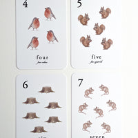 Forest Counting Cards