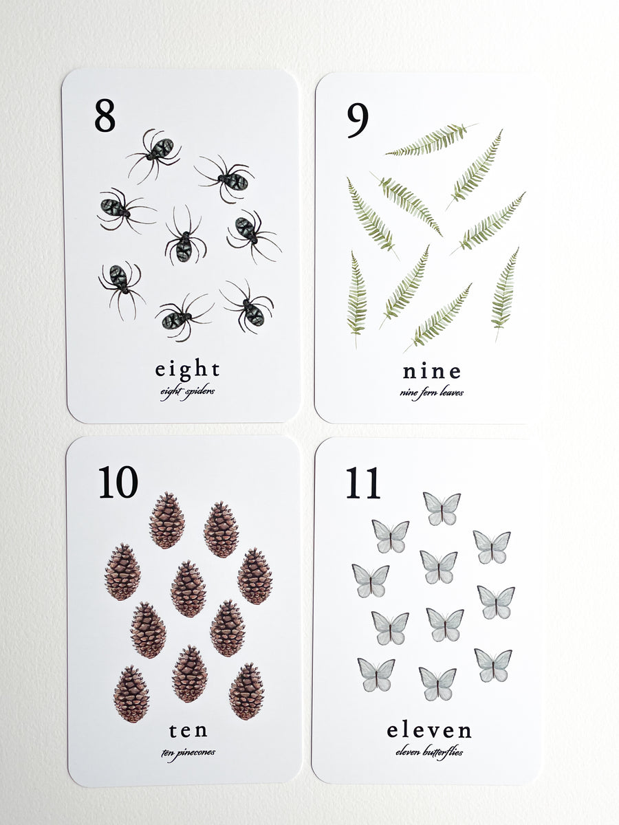 Forest Counting Cards