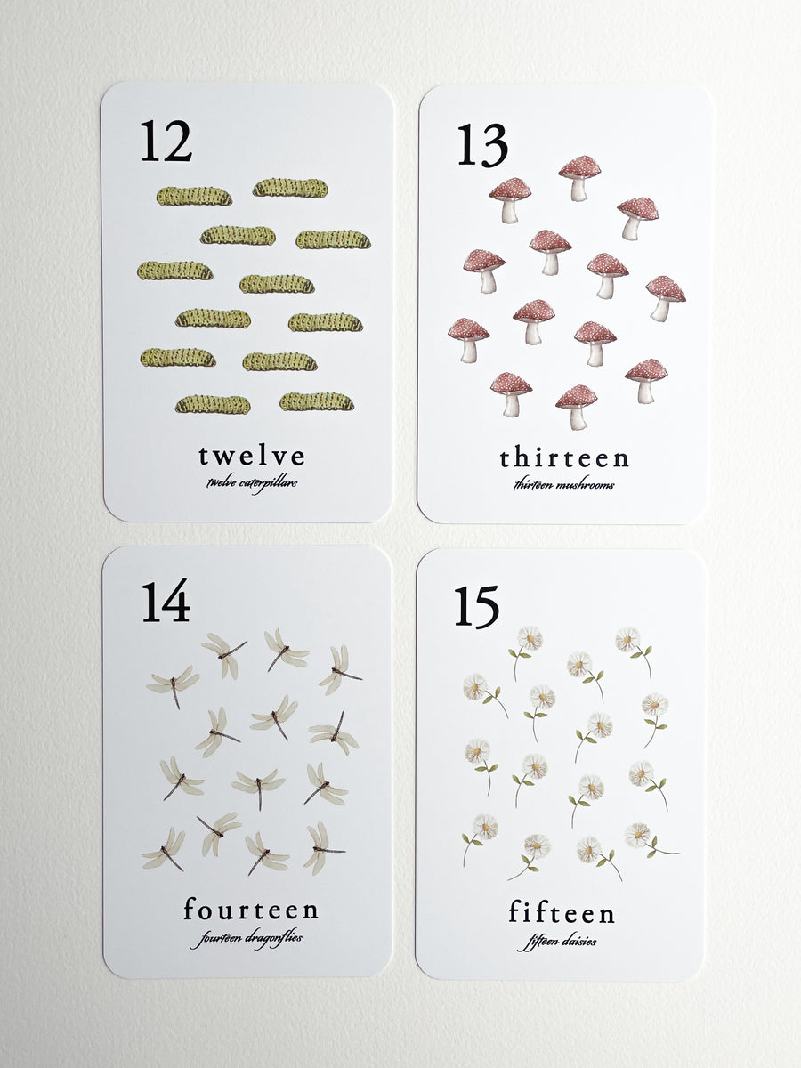 Forest Counting Cards