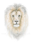 Lion Head Art Print