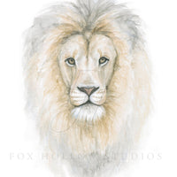 Lion Head Art Print