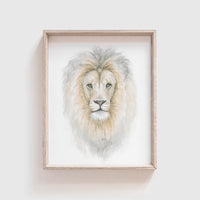 Lion Head Art Print