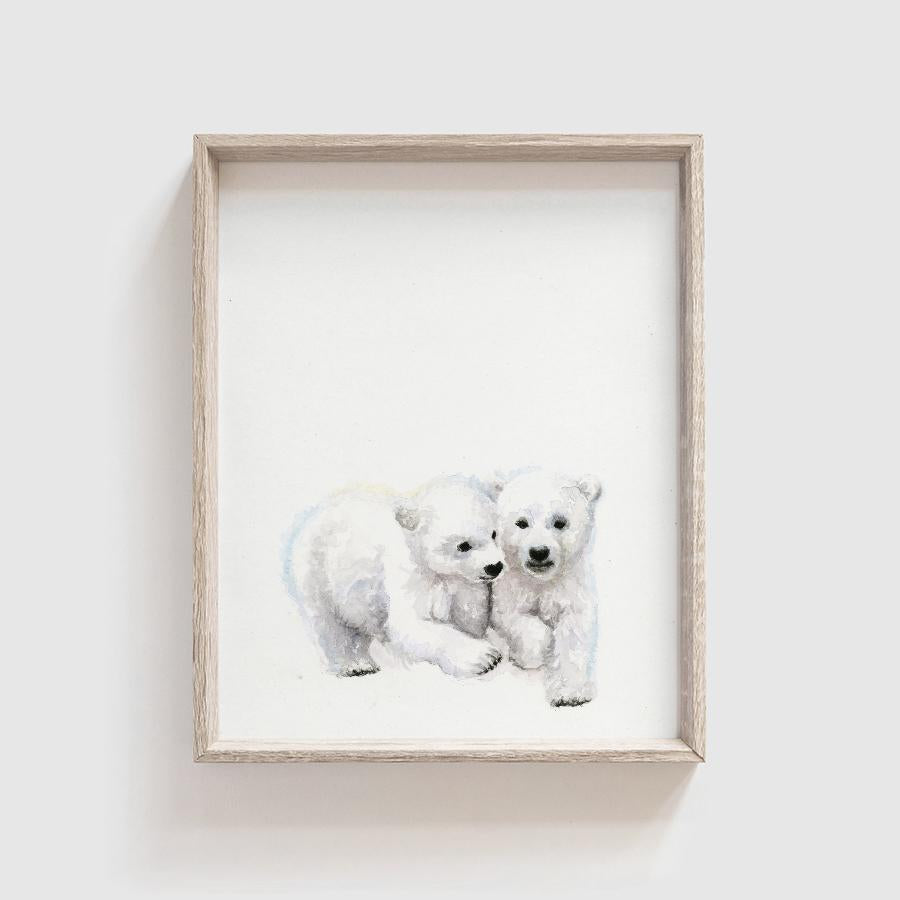 Arctic Animals Art Print Set