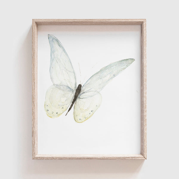 Blue Butterfly Art Print